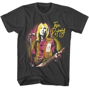 Tom Petty At The Mic Smoke T Shirt